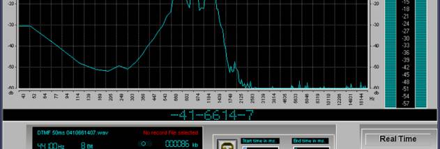 DTMF Tone Decoder screenshot