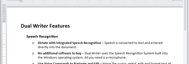 Dual Writer screenshot