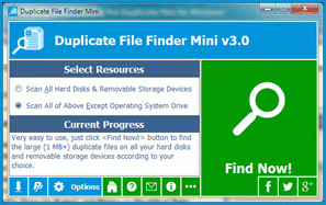 Duplicate File Finder Mini screenshot