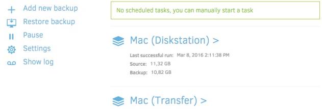 Duplicati x64 screenshot