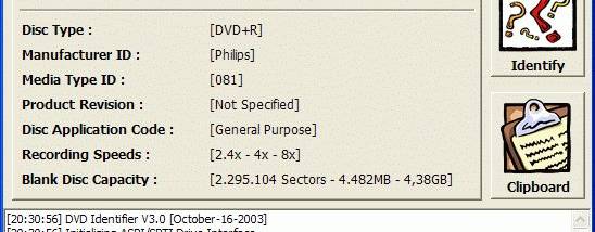 DVD Identifier screenshot