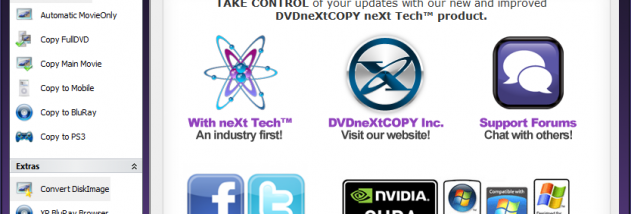 DVD neXt COPY neXt Tech screenshot