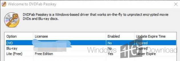 DVDFab Passkey for Blu-ray screenshot
