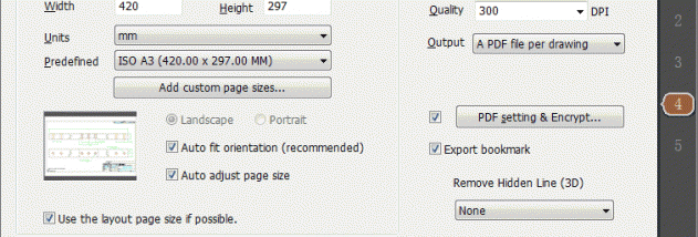 DWG to PDF Converter MX screenshot