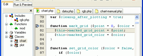 DzSoft PHP Editor screenshot