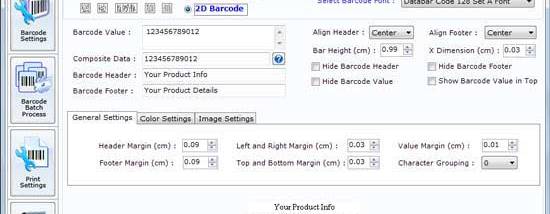 EAN 13 Barcode Generator Software screenshot