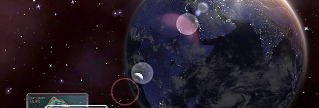 Earth 3D Space Travel Screensaver screenshot