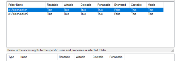 EaseFilter Folder Locker screenshot
