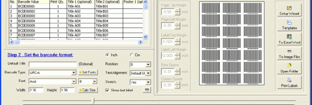 EasierSoft Free Barcode Generator screenshot