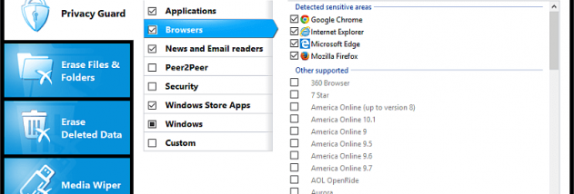east-tec Eraser screenshot