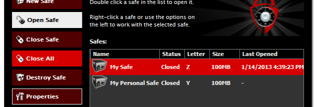 east-tec SafeBit screenshot