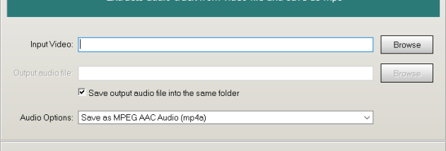 Easy Audio Extractor screenshot