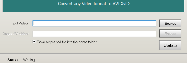 Easy AVI Converter screenshot