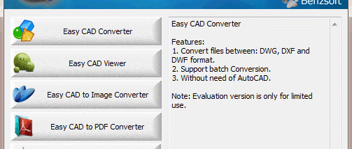 Easy CAD Solution Suite screenshot