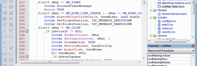 Easy Code for GoAsm screenshot