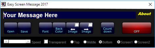 Easy Screen Message screenshot