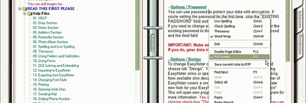 EasyNoter screenshot