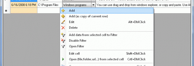 EasyTables screenshot