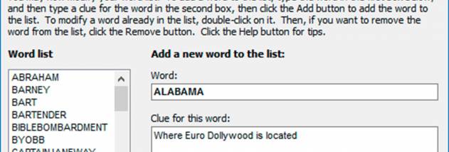 EclipseCrossword screenshot