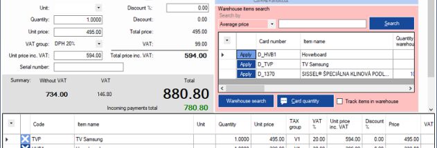 EconomSys screenshot