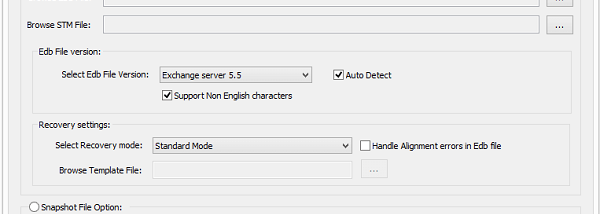 Aryson EDB to PST Converter screenshot