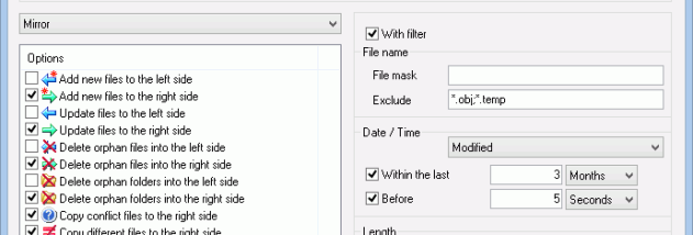 EF AutoSync screenshot