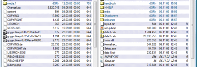 EF Commander screenshot
