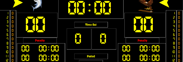 Eguasoft Handball Scoreboard screenshot