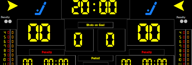 Eguasoft Hockey Scoreboard screenshot