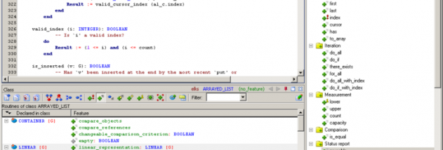 EiffelStudio 64bit screenshot