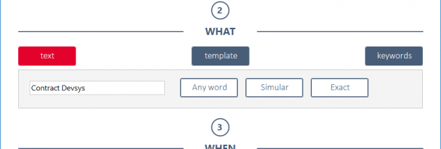Email Detail Search screenshot
