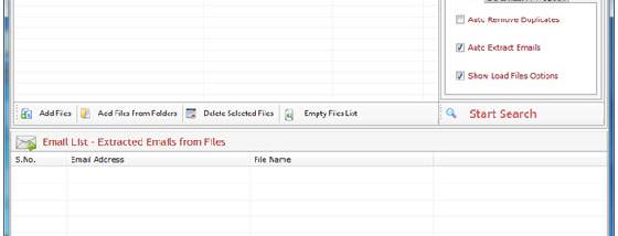 Email Extractor Files screenshot