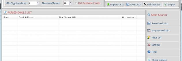 Email Extractor URL screenshot
