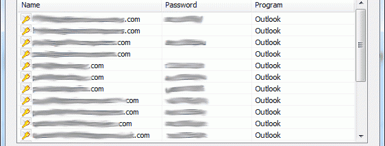 Email PassFinder screenshot