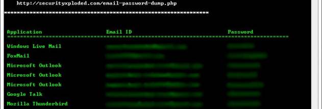 Email Password Dump screenshot