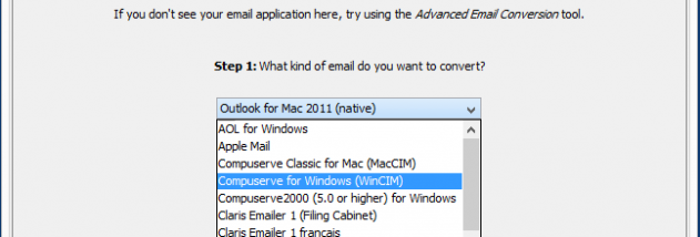 Emailchemy for Windows screenshot