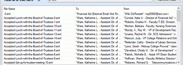 EML to MSG screenshot