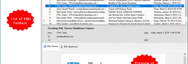 eSoftTools EML to Office 365 Converter screenshot