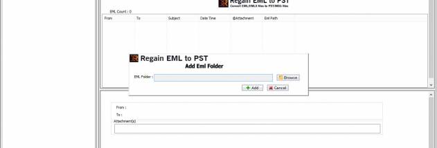 EML to PST Converter Software screenshot