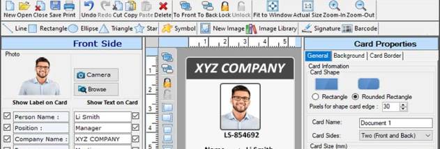 Employee Gate Pass Maker Software screenshot