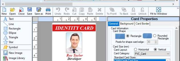 Employee ID Badges Creator screenshot