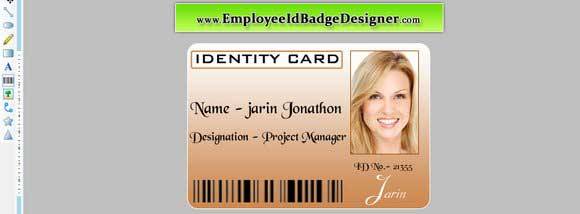 Employee ID Designer screenshot