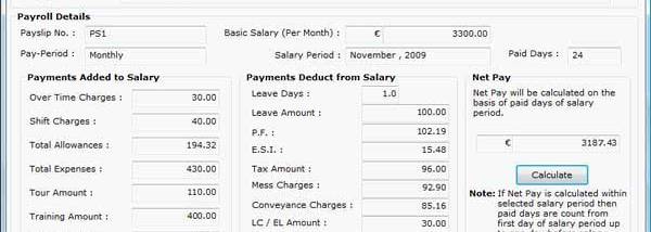 Employee Payroll screenshot