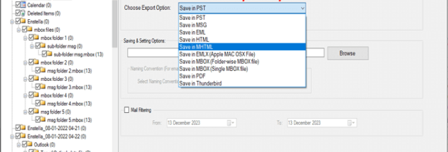 Enstella Gmail Backup and Migration Soft screenshot