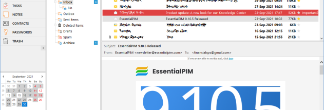 EPIM Synchronizer screenshot