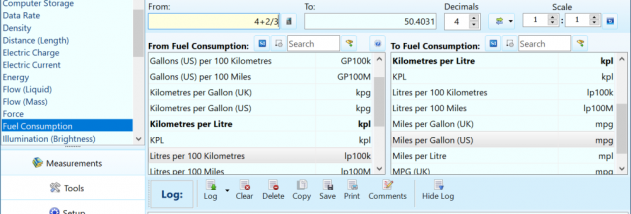 ESBUnitConv Pro screenshot