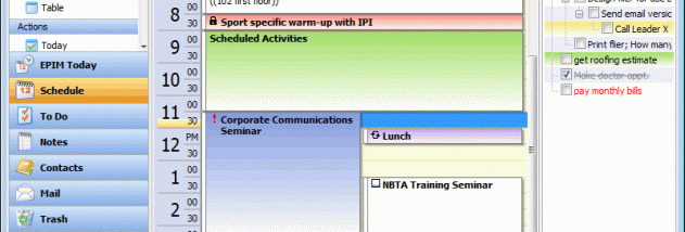 EssentialPIM screenshot