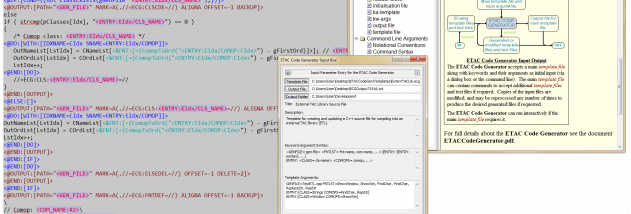 ETAC Code Generator screenshot