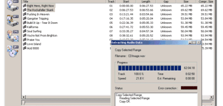 Exact Audio Copy screenshot