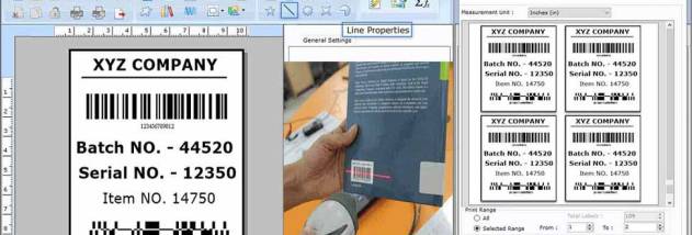 Excel Barcodes & Labels Maker Tool screenshot